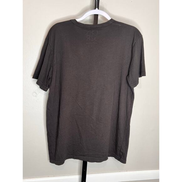 Chaser Bring On The Night Short Sleeve Crew Neck Graphic Tee Black/White Mens L - Picture 3 of 4